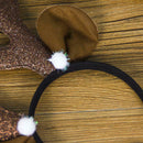 Christmas Reindeer Antlers Headband Hook for Adults Kid Gift Head Accessory A