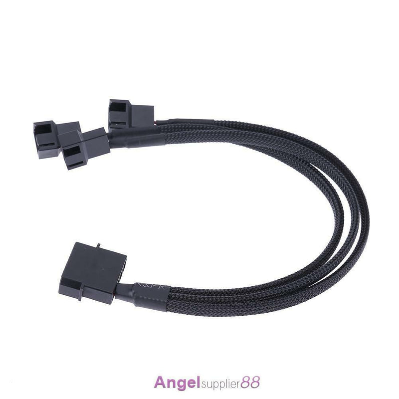 4pin IDE Molex to 3-Port 3Pin/4Pin Cooler Cooling Fan Splitter Power Cable