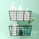 5x Wall Mounted Bathroom Soaps Basket Storage Basket Home Kitchen Bathroom