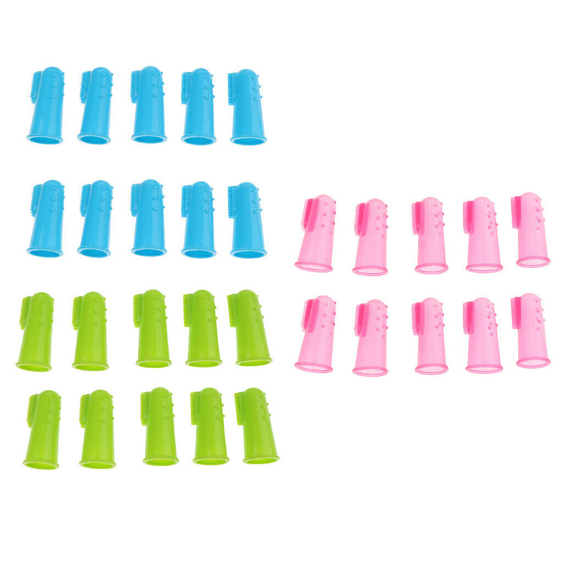20 Pieces Dog Finger Toothbrush  Hygiene Finger