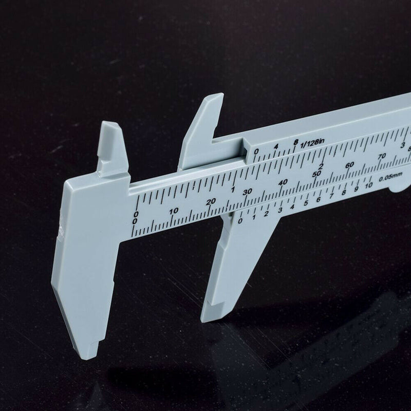 2x 150mm Plastic Eyebrow Measure Caliper Ruler Permanent Makeup Tattoo Tool A