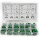 270 pcs/Set 18 Sizes Car Kit Air Conditioning A/C Repair HNBR O-Ring Seal Green