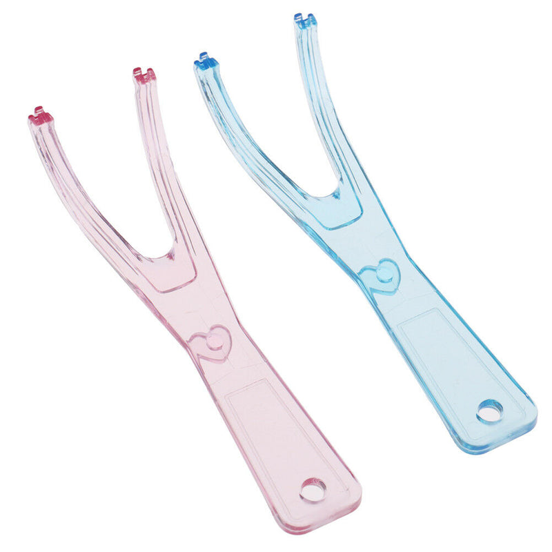 1Pc Dental floss holder oral picks teeth care dental convenient teeth cleaning3C