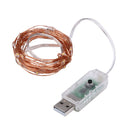USB 10Meter 100led Christmas Copper Wire String Fairy Lights 8 modes