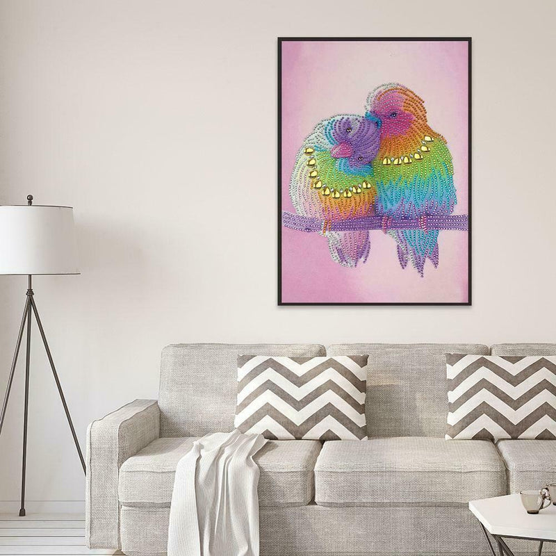 5D DIY Special Shaped Diamond Painting Bird Cross Stitch Mosaic Craft Kits