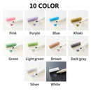 10Pcs/Set Metal Color Mark Pens Markers Highlighter Office School Stationery Kit