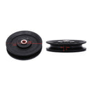 1pc 115mm Black Bearing Pulley Wheel Cable Gym Equipment Part Wearproof ME