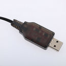 9.6V Batteries Charger Cable EL-6P Female Plug For RC Toys Drone Black