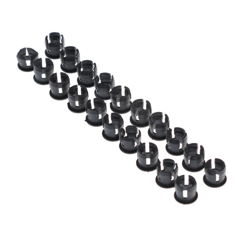 20PCS 5mm Black Plastic LED Holder Case Clip Display Panel s Ew