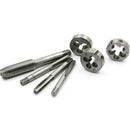 12x Adjustable Metric Tap Die Set Tapping Wrench Hand Threading Kit with C TYR