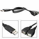 1x USB 2.0 A Male To 2 Dual Female Jack Y Splitter Cord Adapter Hub Cable P K4E2