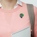 Creative Cartoon Tree House Brooch Badge Jacket Lapel Women Men Coat Pins