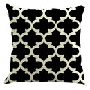 Geometric Printed Pillowcases Sofa Car Bedroom Linen Throw Pillow Cover (D)