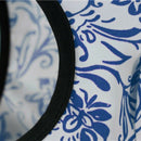 Puppy Dog China Fashion Style Blue and white floral Print T-shirt Summer Ve