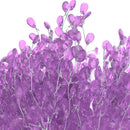 50x Acrylic Crystal Bud Branches Artificial Flower Twigs For Party Purple