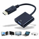 Display Port DP Male to VGA Female Video Converter Adapter Cable For PC Laptop