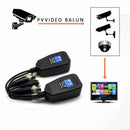 Video Balun, HD-CVI/TVI/AHD UTP Passive Video Balun with DC Power Connector