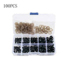 6-12mm 100pcs Safety Eyes For Teddy Bear Making Soft Amigurumi Toys Animal E0U2