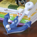 Nautical Anchor Wall Hanging Hook Buoy Fish Decor Coat Hat Mediterranean