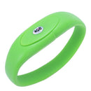 4GB Wrist Band Bracelet USB 2.0 Flash Memory Drive Stick Thumb Pen, Green