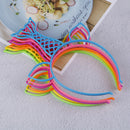 6x Mermaid Headband boy girl's crown Hair Hoop Kids Birthday Christmas decor Kw