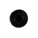 10 Pcs Black Metal 6mm Knurled Shaft Insert Dia. Potentiometer Control Knob