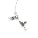 For Ford C6 Stainless Braided Kickdown Cable