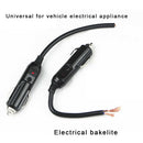 New 12V Male Car Lighter Socket Plug Connector With Fuse Red LED