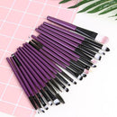 20pcs Makeup Brushes Set Powder Foundation Eyeshadow purple