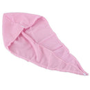 1PC Magic minifiber Hair Drying Towel Cap Bath Head Wrap Pink B7V8