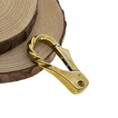 Brass Twisted Hook Keychain Buckle Handmade Decorative Craft Accessories