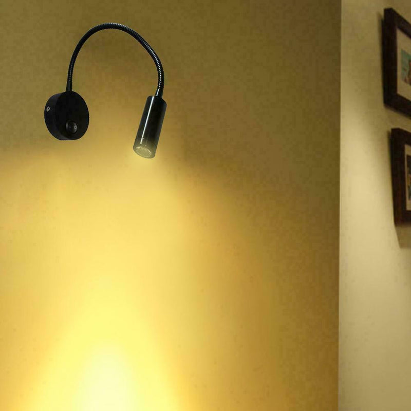Modern LED Hose Wall lamp flexible 1/3W bedroom bedside fixture light readi R3U2