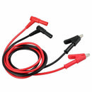 Pair Banana Plug to Alligator Clip Test Lead Crocodile Clip Lab Test Cable