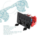 5 Sets Of On-Off Toggle Switch Control Panel Dual Usb Socket Charger Digita