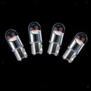 2Pieces 194 T10 DC12V LED Bulb Wedge License Plate Light for Motorbike Red