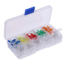 400x (5Colorsx80pcs)5mm LED Light Emitting Diode Round Assorted Kit