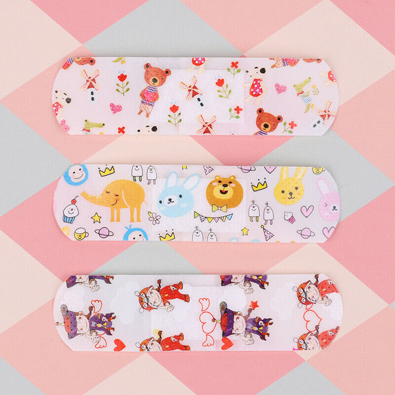 50Pcs Variety Decor Patterns Bandages Cute Cartoon Band Aid For Childr Ew