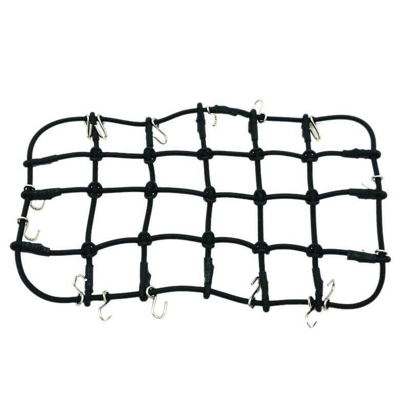 Elastic Luggage Net For 1/10 Traxxas Trx-4 Rc Car Rock Crawler Parts(Black 1P4X2