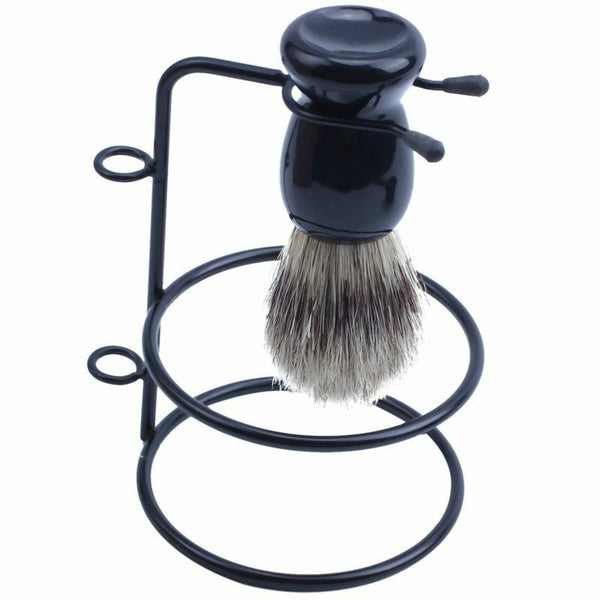 Shaving Tool Drop Hair Brush + Razor Steel Bracket + Cup Plastic Bowl T3R7