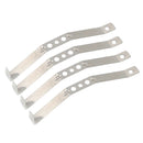 4pcs Metal Leaf Springs for WPL B14 B24 C14 C24 1/16 Army Truck Spare Parts