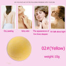 Bath Salt Ball Body Skin Whiten Stress Relief Bubble Shower Bombs (Yellow) A