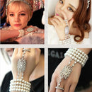 Hot Beads Stretch Beads Bracelets For Women The Great Gatsby Jewelry Rhinestone