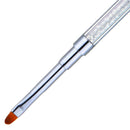 Poly Gel Nail Brush Dual-Ended Poly Acrylic UV Gel Extension Builder Clear