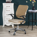 4Pieces Stretch Velvet Chair Covers Dining Chair Seating Cushion Decor Khaki