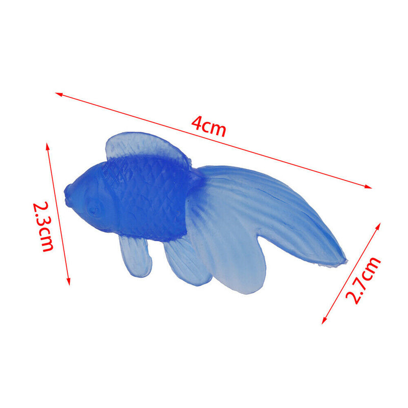 10pcs Artificial Goldfish Kids Bath Toys Aquarium Fish Tank Decoration Plastic