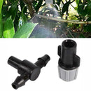 30 Micro Drip Irrigation Self Garden Watering Hose Spray Tee Sprinkler C2C2