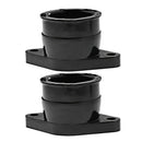 2 set 0.9" Carburetor Air Pipes Carb Holder fit for Yamaha TT350 86-87