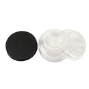 1 Pack Transparent Plastic Piano Caster Cups Sponge Mat Pad Floor Furniture
