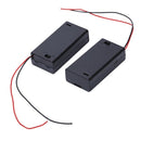 5PCS Plastic 2 x 1.5V AA Battery Container Box with ON/OFF Switch J2E8