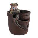 Rustic Succulent Pot Planter Flowerpot with Sweet House Fairy Garden Balcony